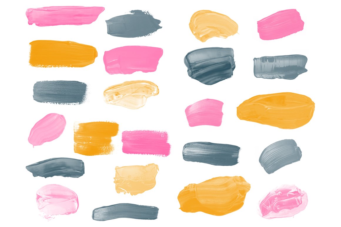 Brush Strokes Stamps For Procreate