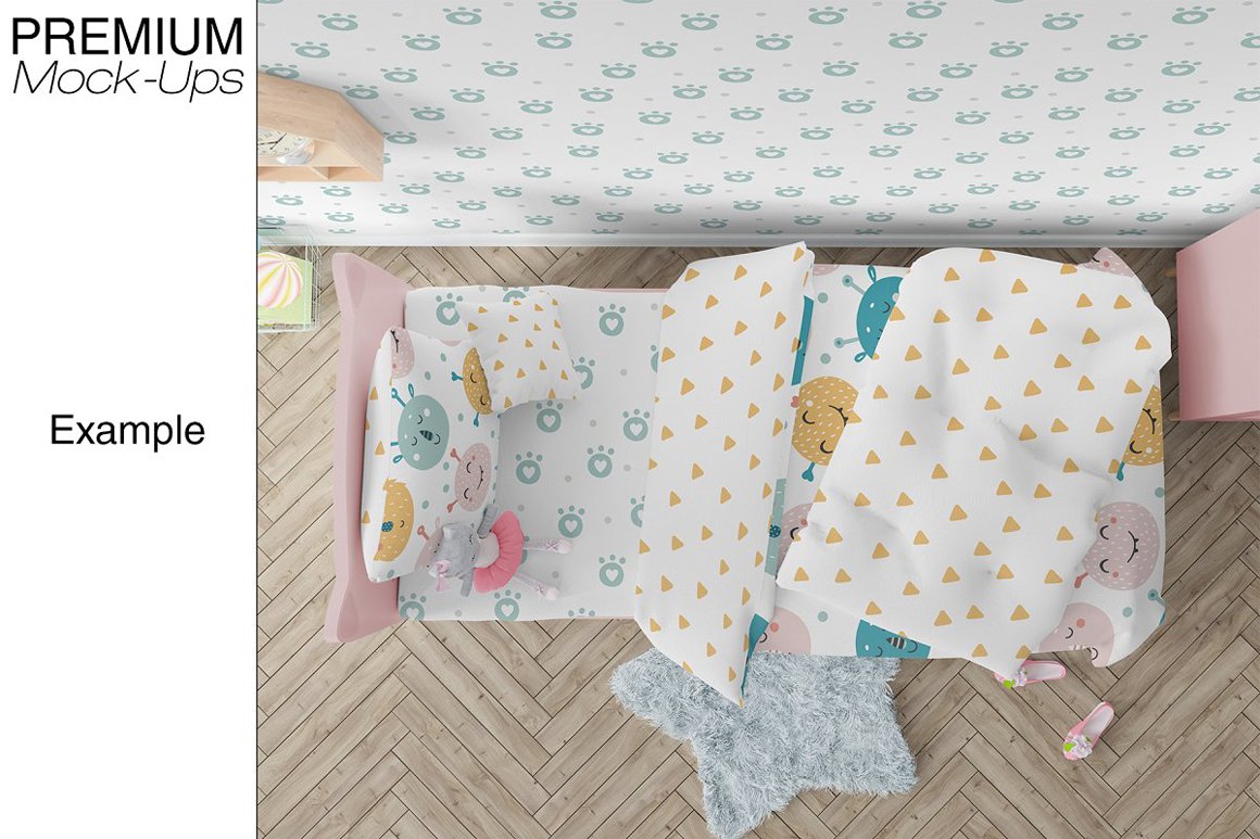 Kids Bedding, Frames And Wall Set