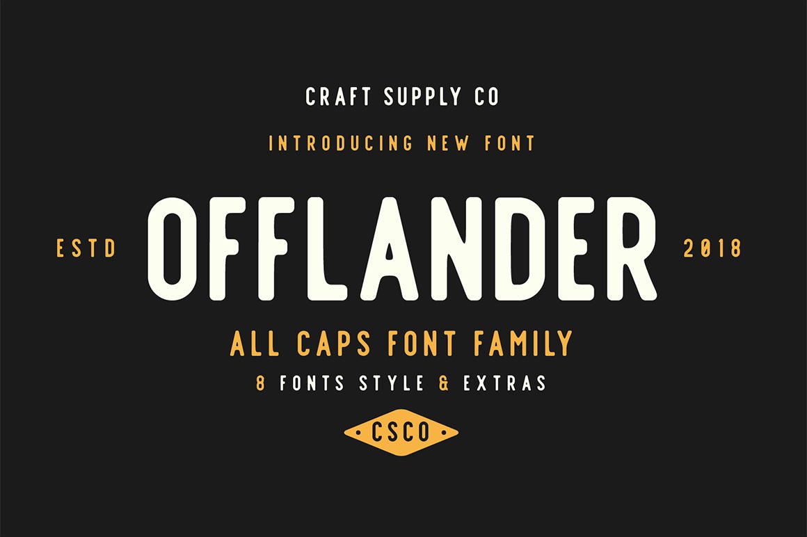 Offlander Font Family 