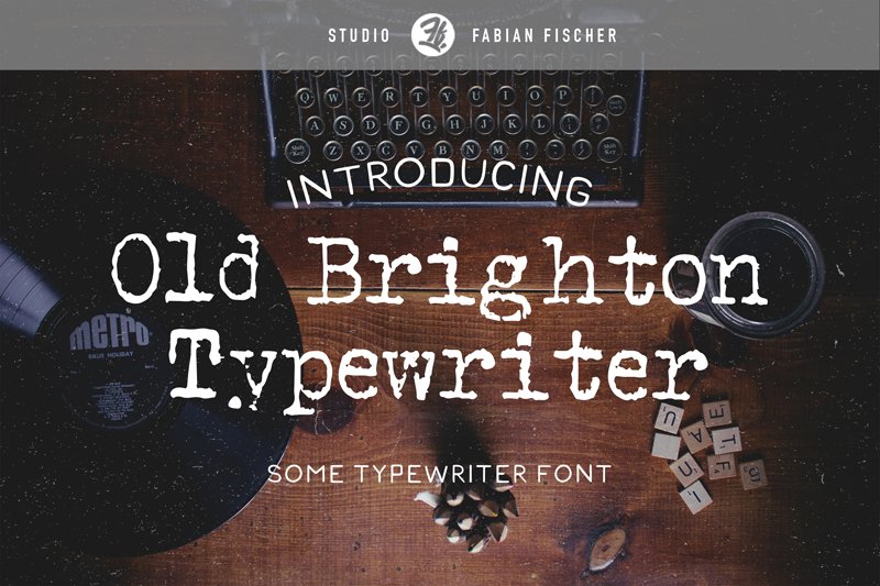 Old Brighton Typewriter - Font