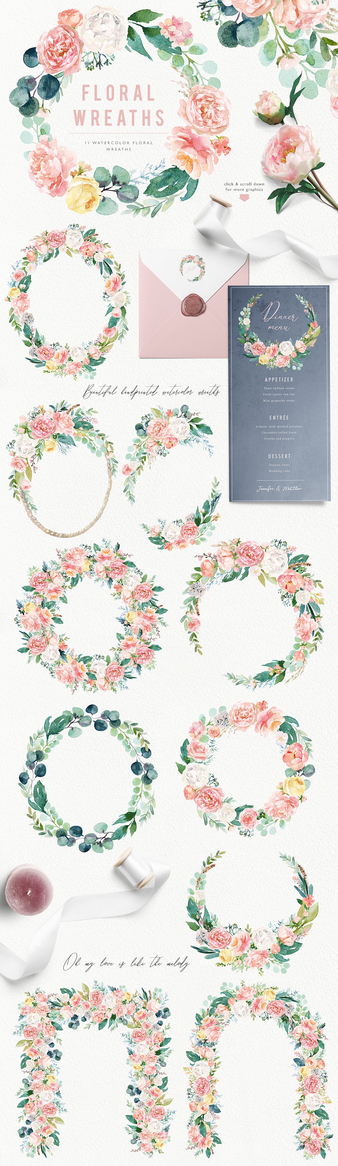 Put A Ring On It - Watercolor Design Set