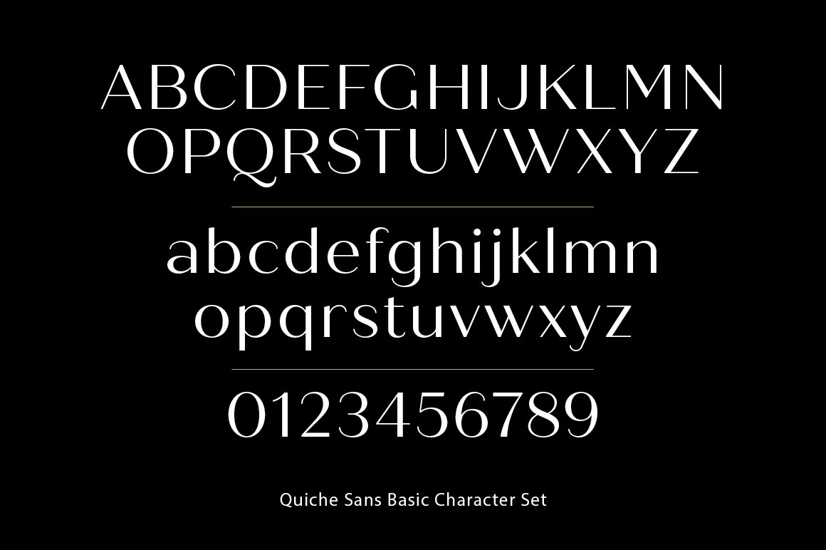 Quiche Sans Regular & Bold Fonts