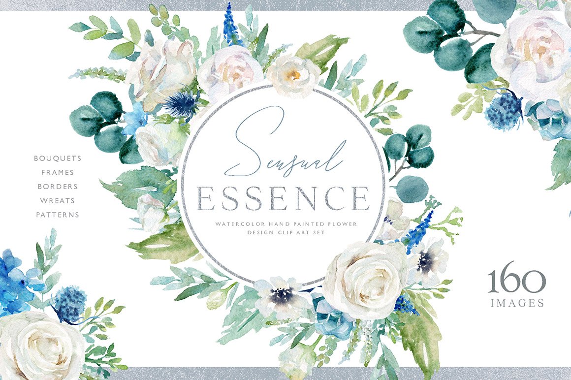 Sensual Essence - Graphic Floral Design Set