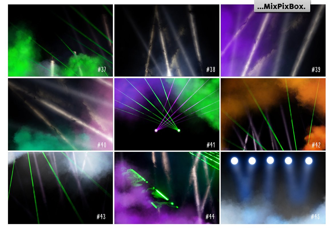 Stage Lights Overlays