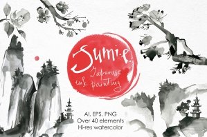Sumi-e - Japanese Ink Painting