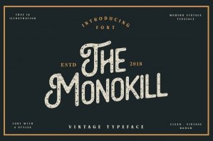 The Monokill - Vintage Font