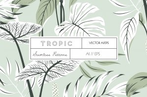 Tropic Seamless Patterns