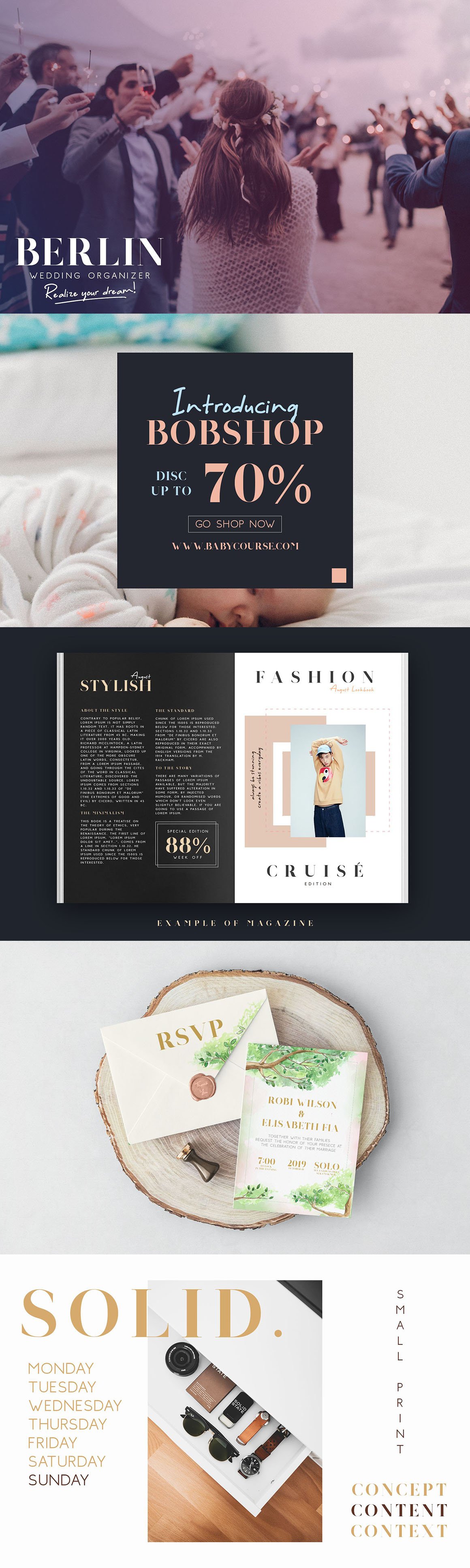 Troye Font Trio - Clean and Luxury