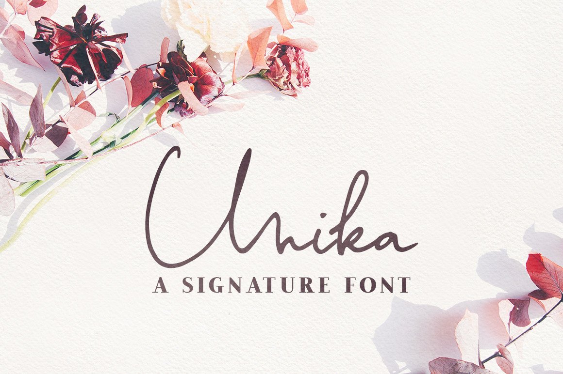 Unika Lite Signature Font