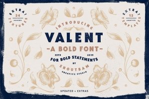 Valent - Font and Logo Templates