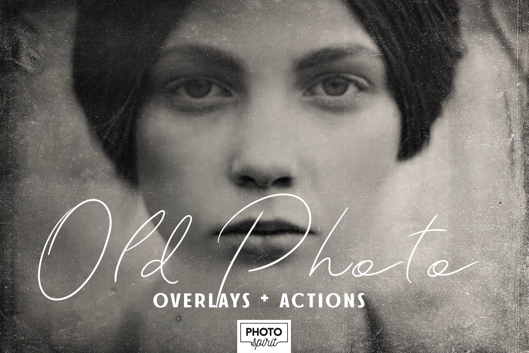 Vintage Old Photo Effect Overlays and Actions