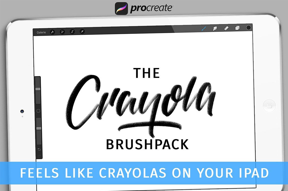 Crayola Brushpack for Procreate App