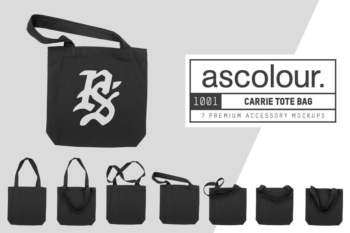 AS Colour 1001 Carrie Tote Bag Mocks