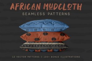 Traditional African Mudcloth Patterns