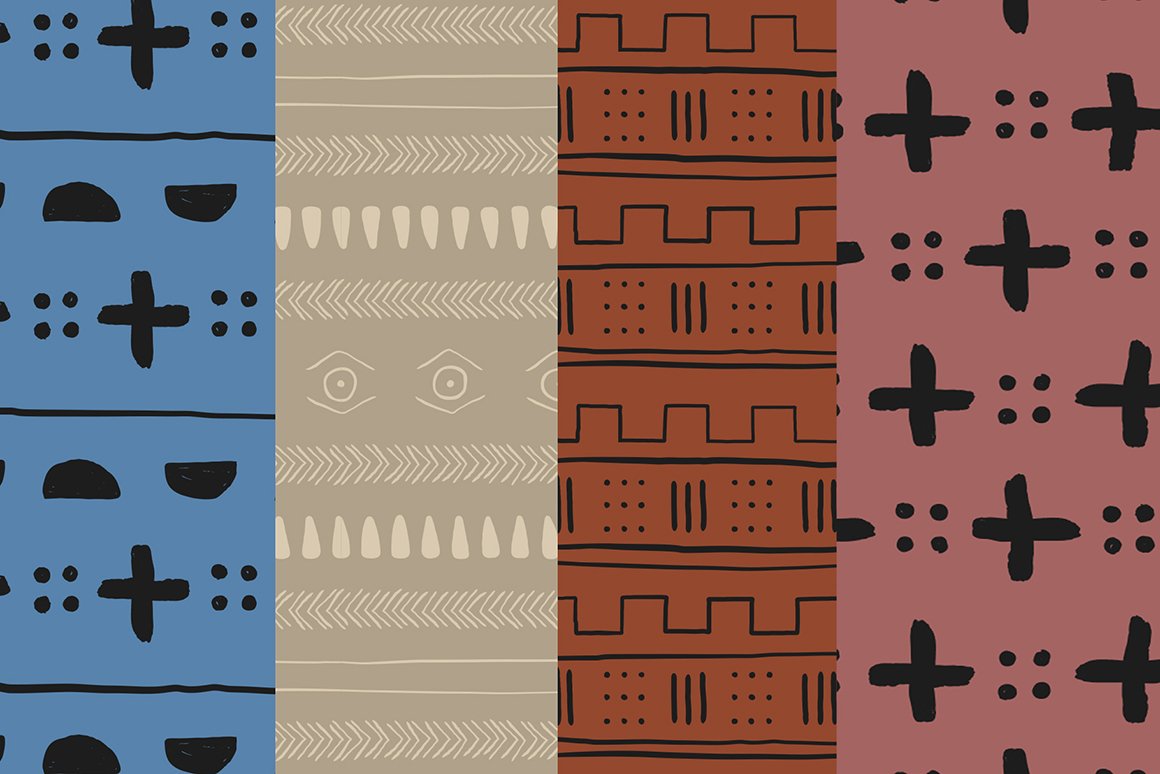 African Mudcloth Patterns
