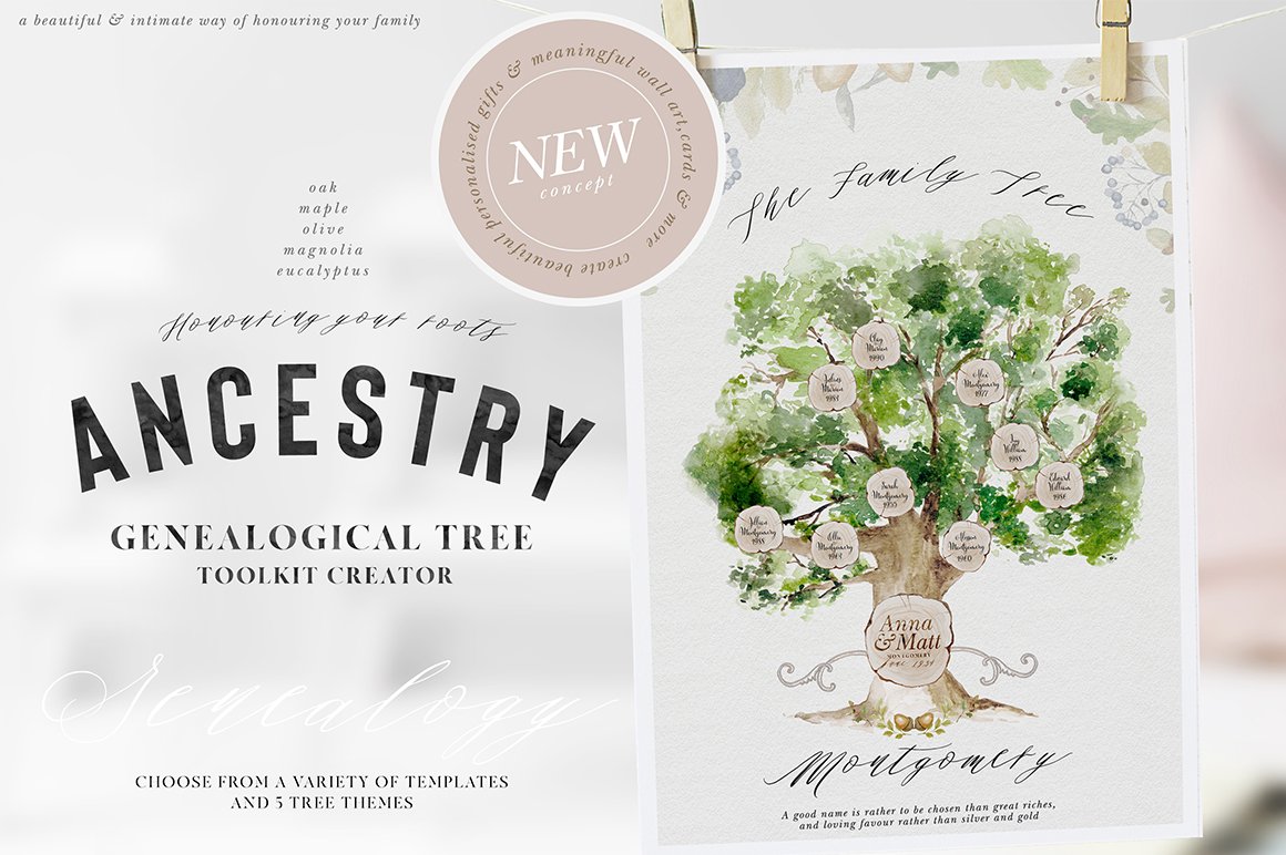 Ancestry - Genealogical Tree Toolkit Creator