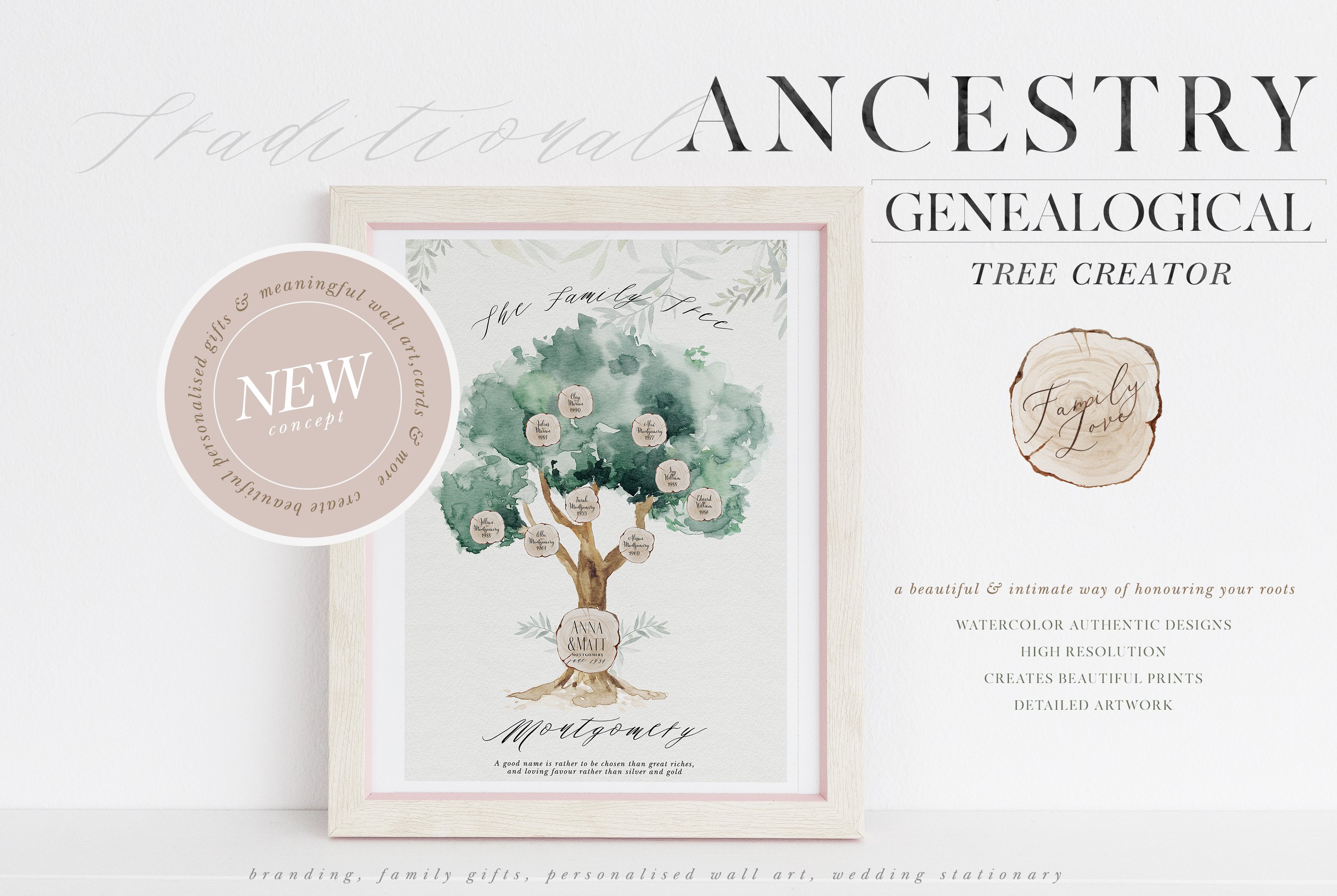 Ancestry - Genealogical Tree Toolkit Creator