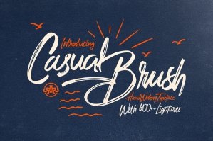 Casual Brush Typeface