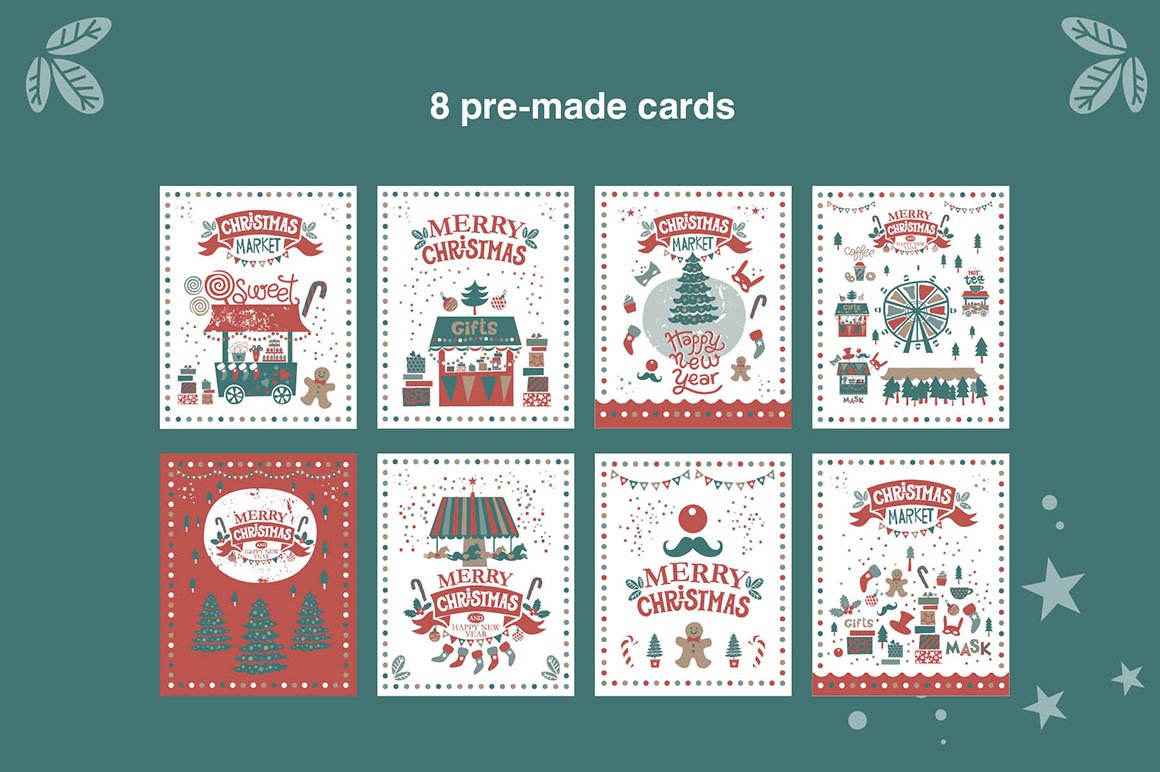 Christmas Market - Graphic Set