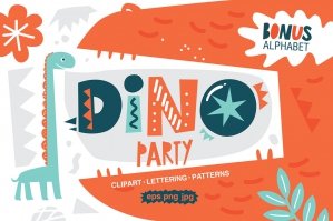 Dino Party -  Graphic Set