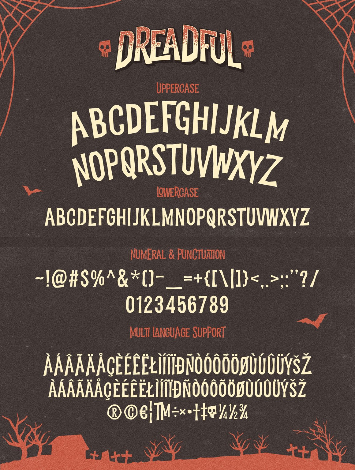 Dreadful - A Spooky Typeface