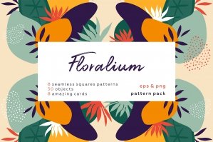Floralium - Modern Botanical Patterns Set