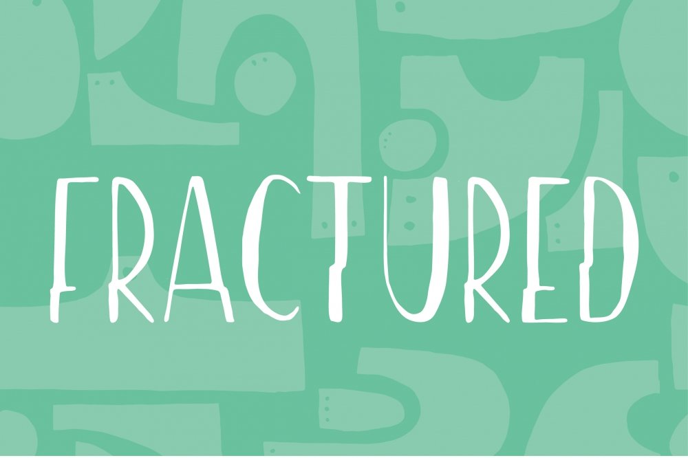Fractured – A Hand-drawn Font