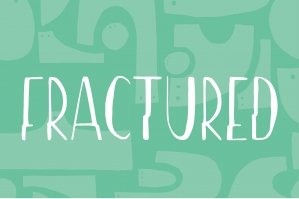 Fractured - A Hand-drawn Font