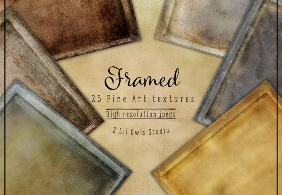 Framed Fine Art Textures