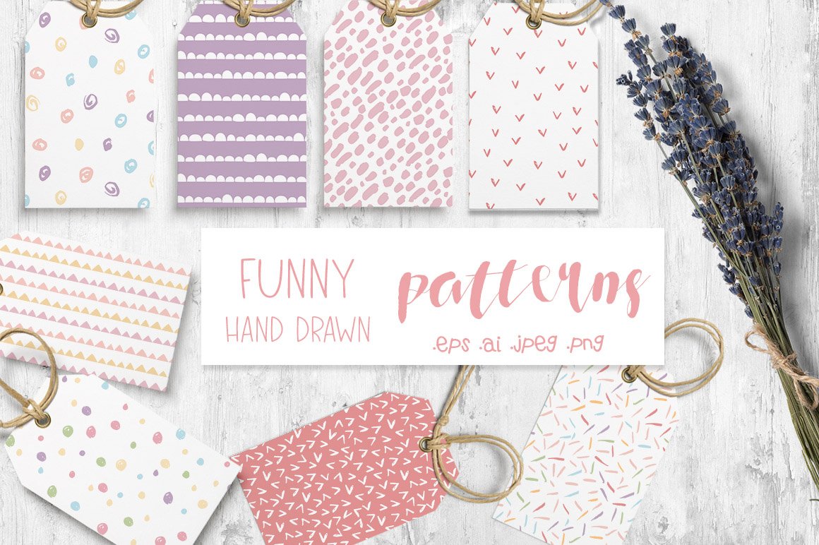 Funny Hand Drawn Patterns