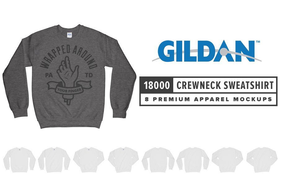 Gildan Sweatshirt Mockup Valentine's Day Sweatshirt Mockup Gildan 18000 folded Sweatshirt Gildan 18000 Mockup Sport Grey Crewneck Mockup