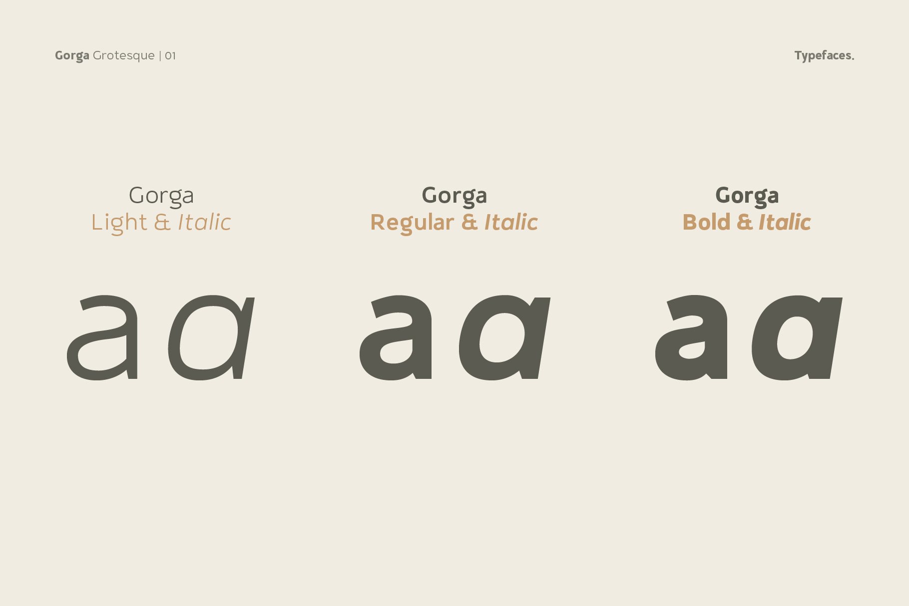 Gorga Grotesque Sans Serif Fonts