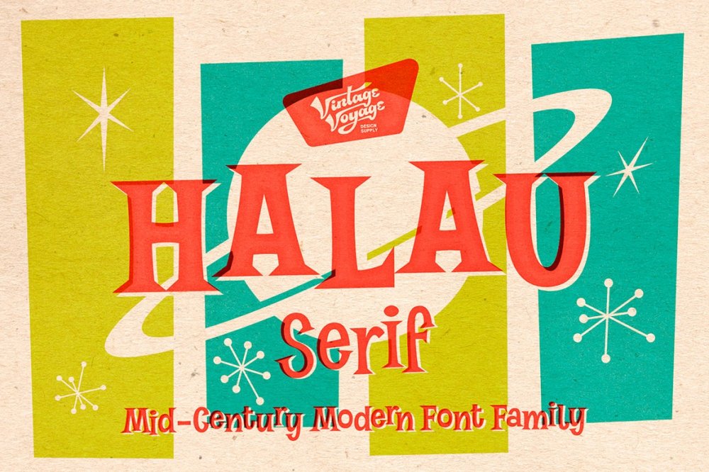Halau Serif Font Family