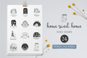 Home Sweet Home - Premade Logos Set