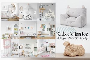Kids Collection - 85 Mockup Collection
