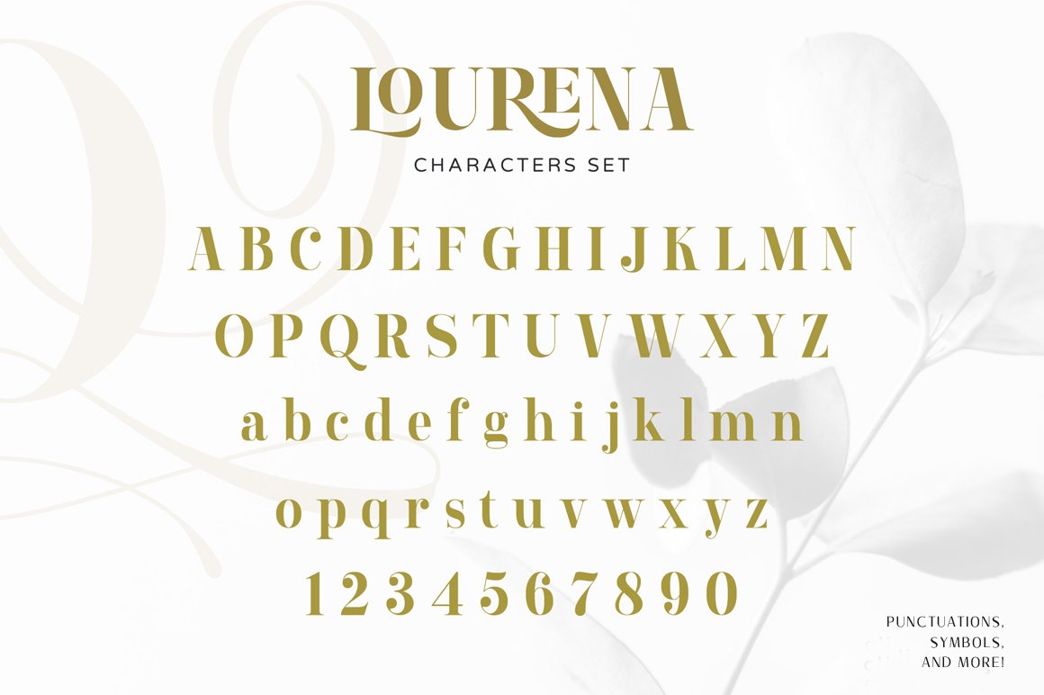 Lourena Elegant Typeface