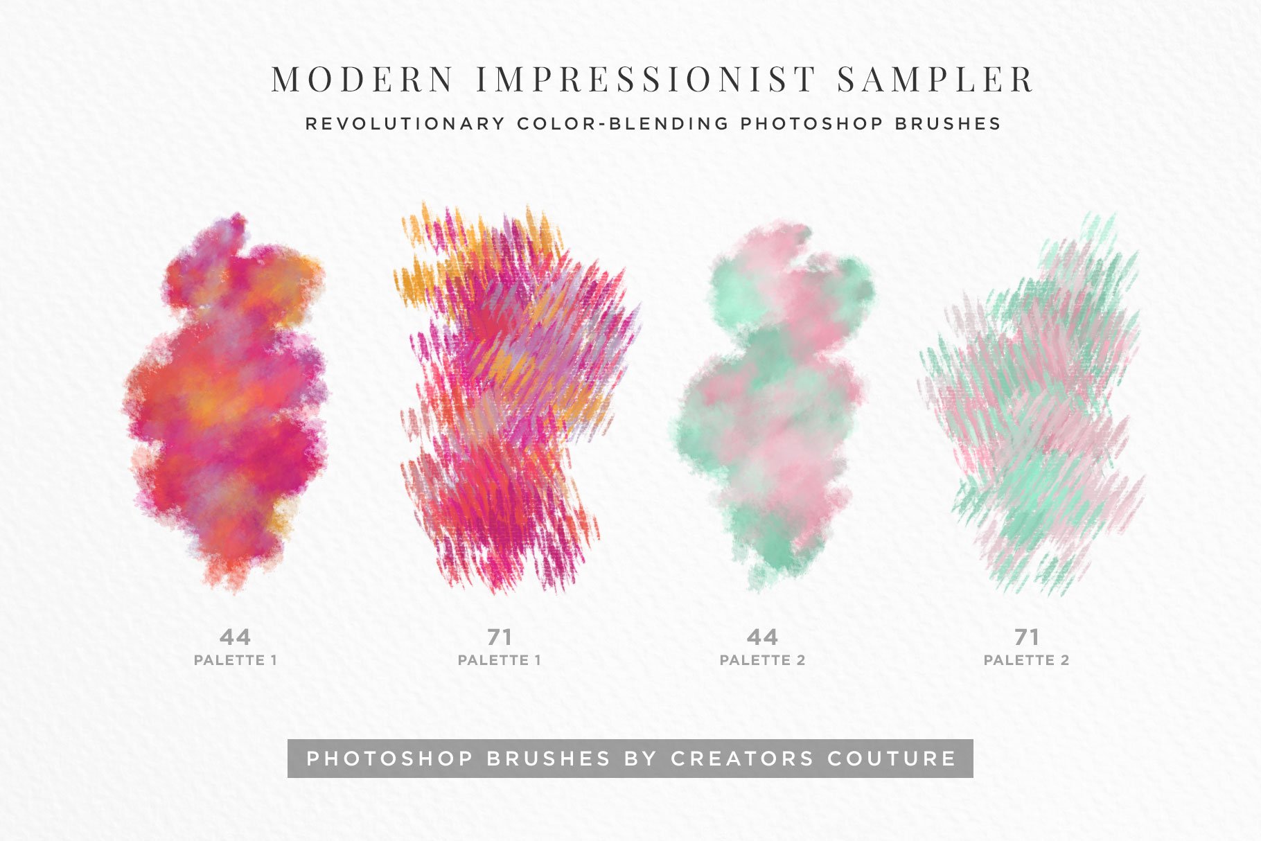 Letter Shoppe Freebie: Modern Impressionist PS Brush Studio Sample Pack