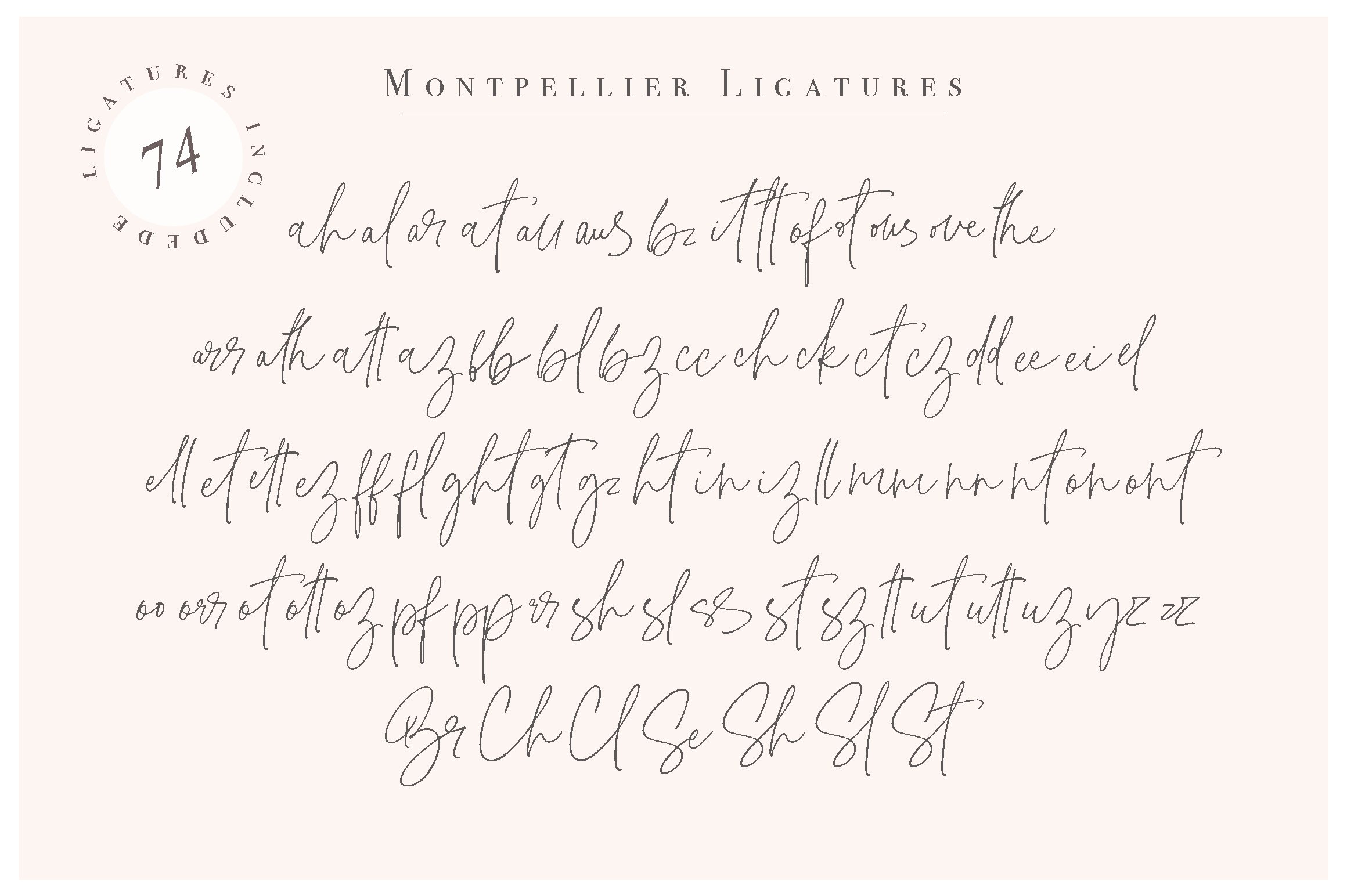Montpellier - Signature Font