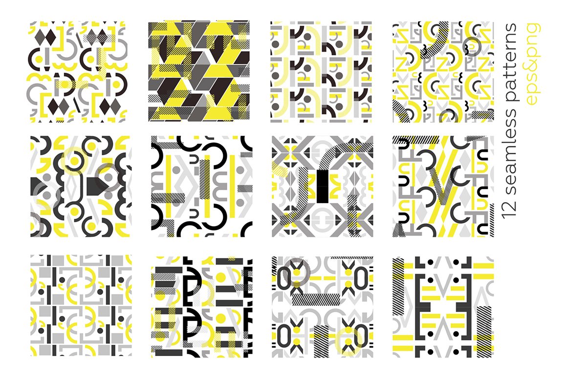 Neo Geometry Pattern Set