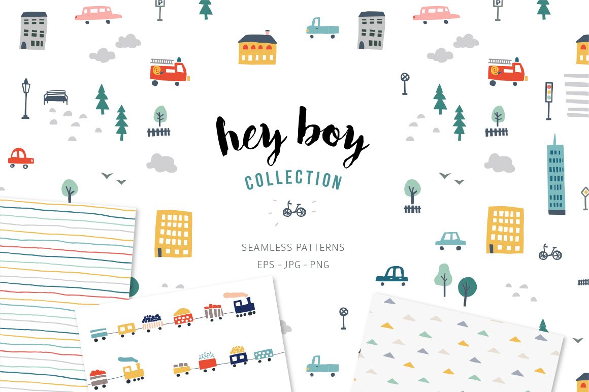 Seamless Patterns For Boys