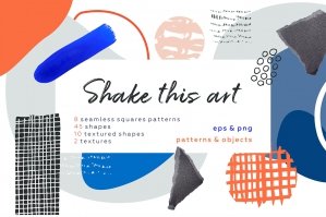 Shake This Art - Collage Pattern Set