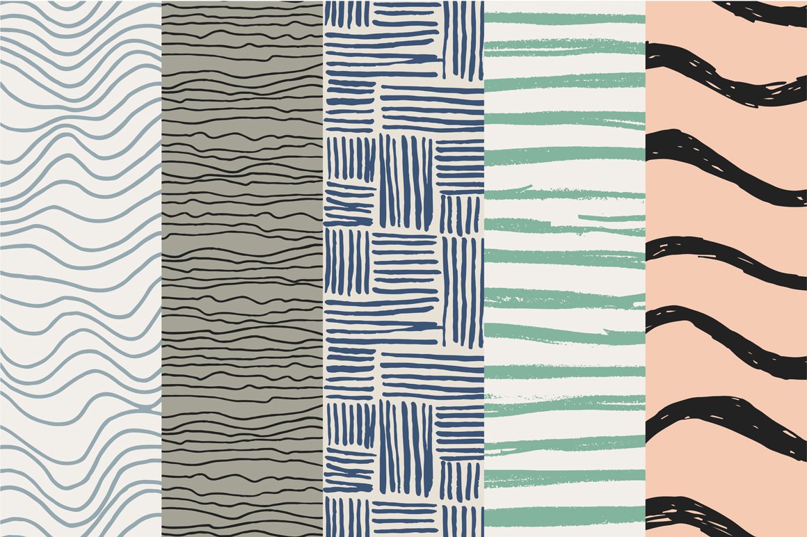 Stripes And Waves Patterns