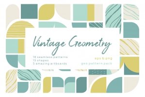 Vintage Geometry Patterns Collection
