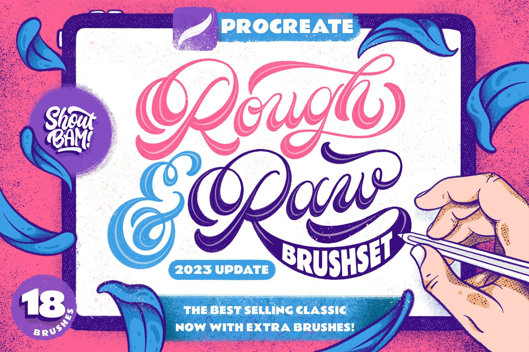 Rough & Raw - Procreate Brush Set