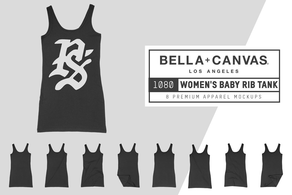 Bella Canvas 1080 Women's Rib Tank