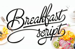 Breakfast Script Typeface