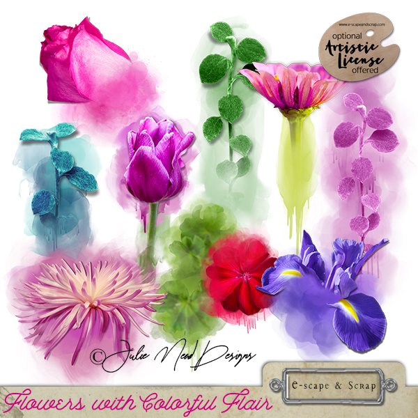 Colorful Flair Flowers