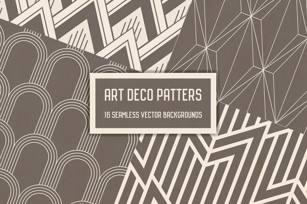 15 Greatest Art Deco Patterns Collections