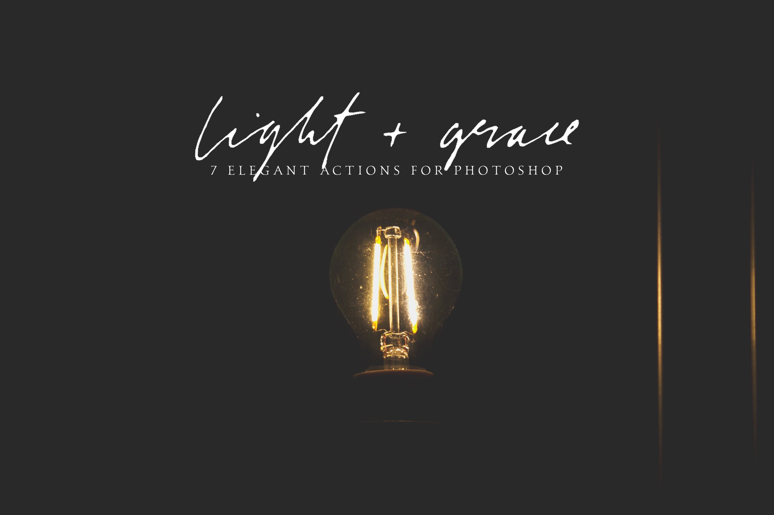 Light And Grace Photoshop Actions