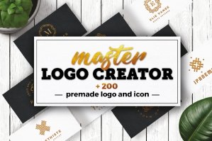 Logo Creator - Geometric Minimal Kit